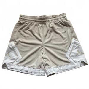 Nike Air Jordan Heritage Diamond Basketball Shorts 6" Desert Sand Women's Medium